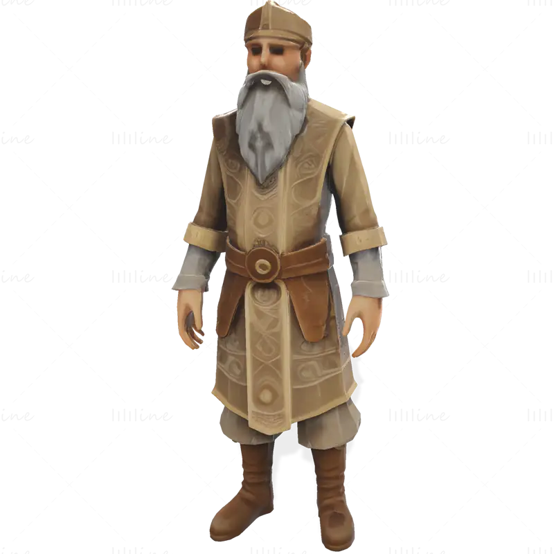 Model imprimat 3D Legende ale Piticilor Antici: Colecție Premium de Personaje Fantasy