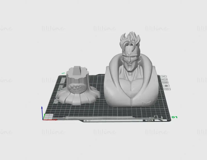 Android 16 mellszobor 3D nyomtatási modell