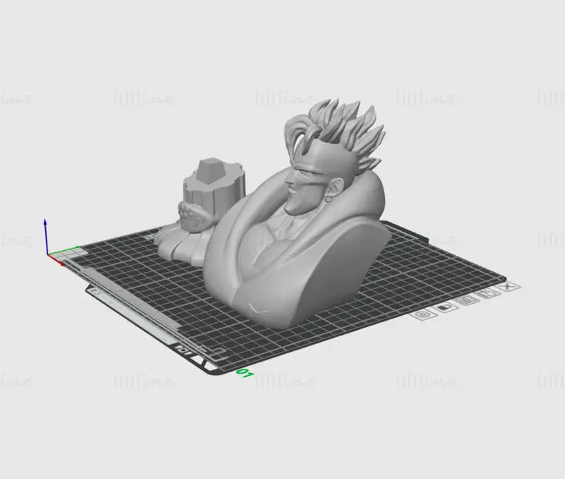 Android 16 mellszobor 3D nyomtatási modell