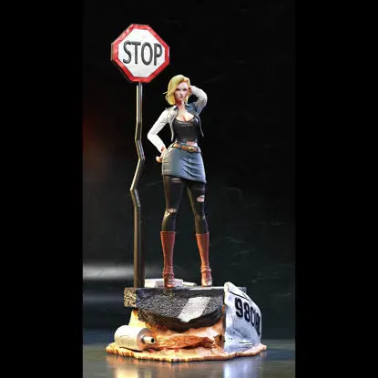 Android 18 3D Print Model STL FIles