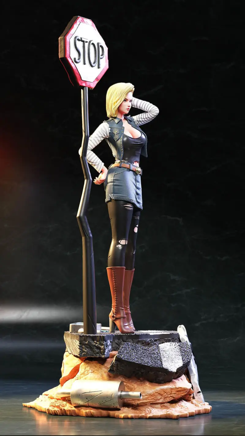 Android 18 3D Print Model STL FIles