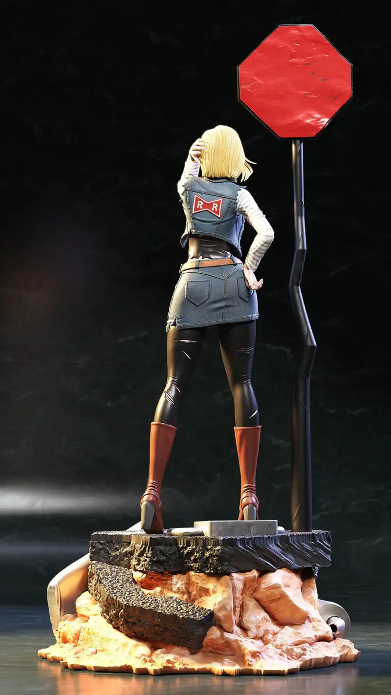 Android 18 3D Print Model STL FIles