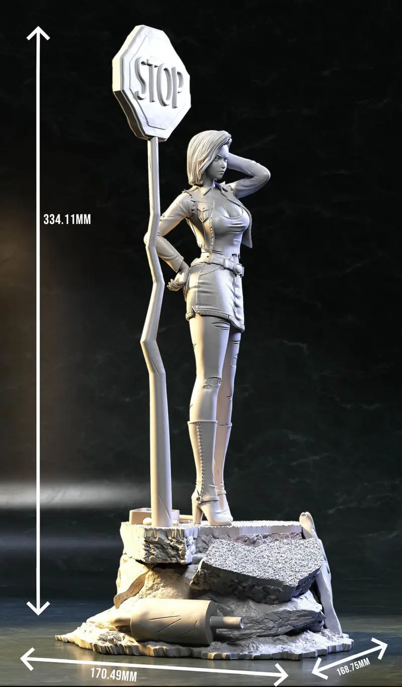 Android 18 3D Print Model STL FIles