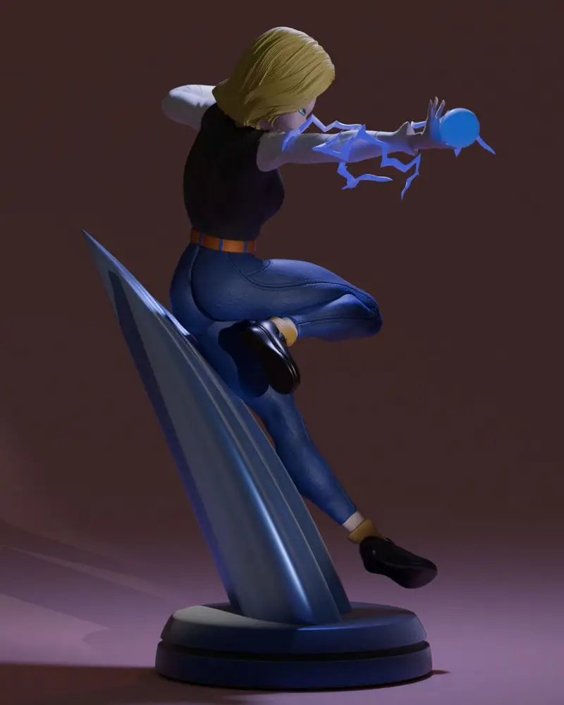 Android 18 Dragon Ball 3D Print Model STL Files