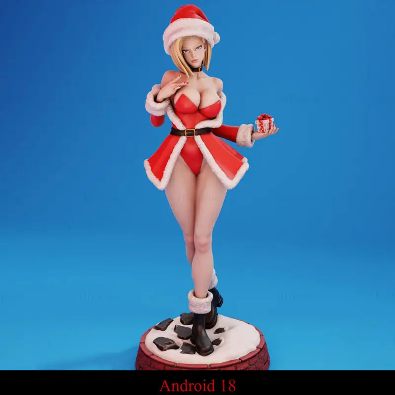人造人間18号 NSFW ドラゴンボール 3Dプリントモデル STLファイル