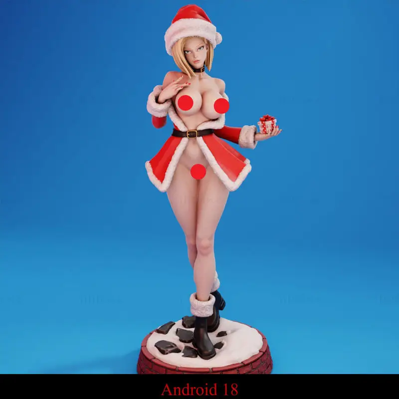 人造人間18号 NSFW ドラゴンボール 3Dプリントモデル STLファイル