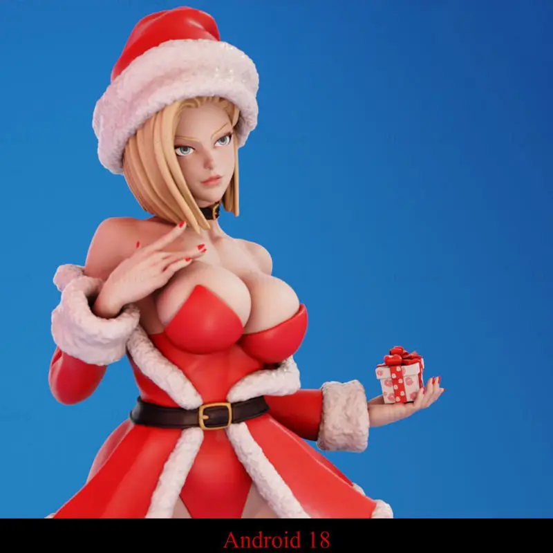 人造人間18号 NSFW ドラゴンボール 3Dプリントモデル STLファイル