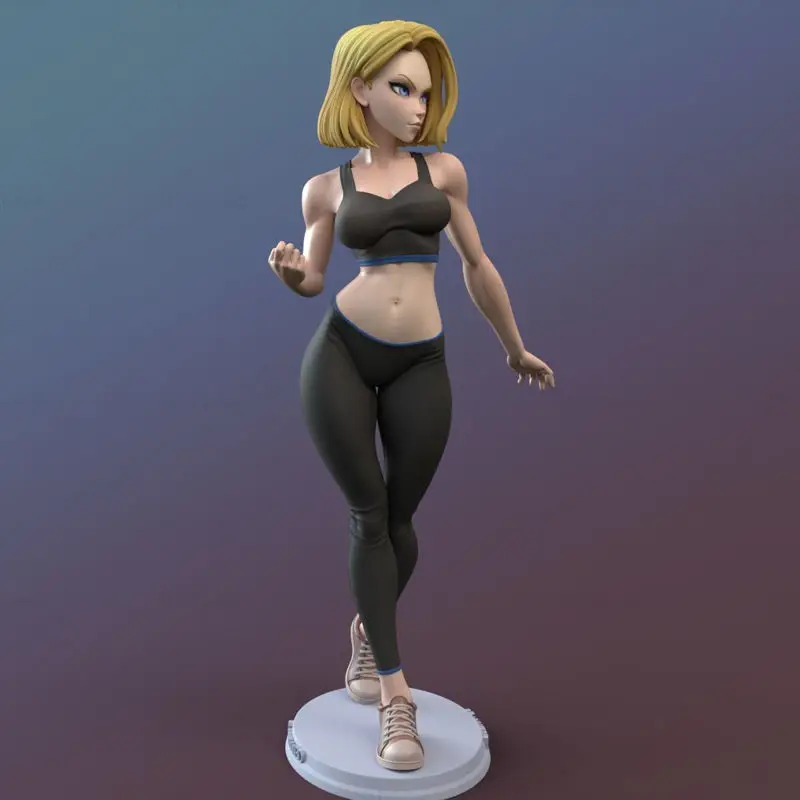 Android 18 Version SFW NSFW 3D Print Model STL FIles