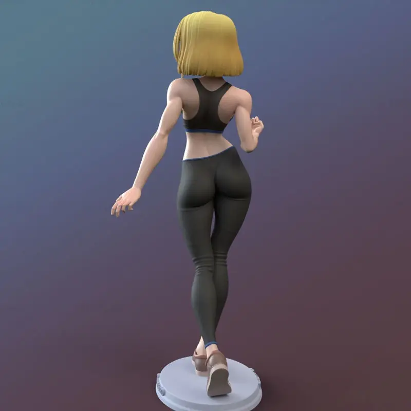 Android 18 Version SFW NSFW 3D Print Model STL FIles