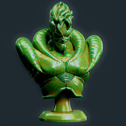 ANDROIDE 16 bust 3d printing model STL