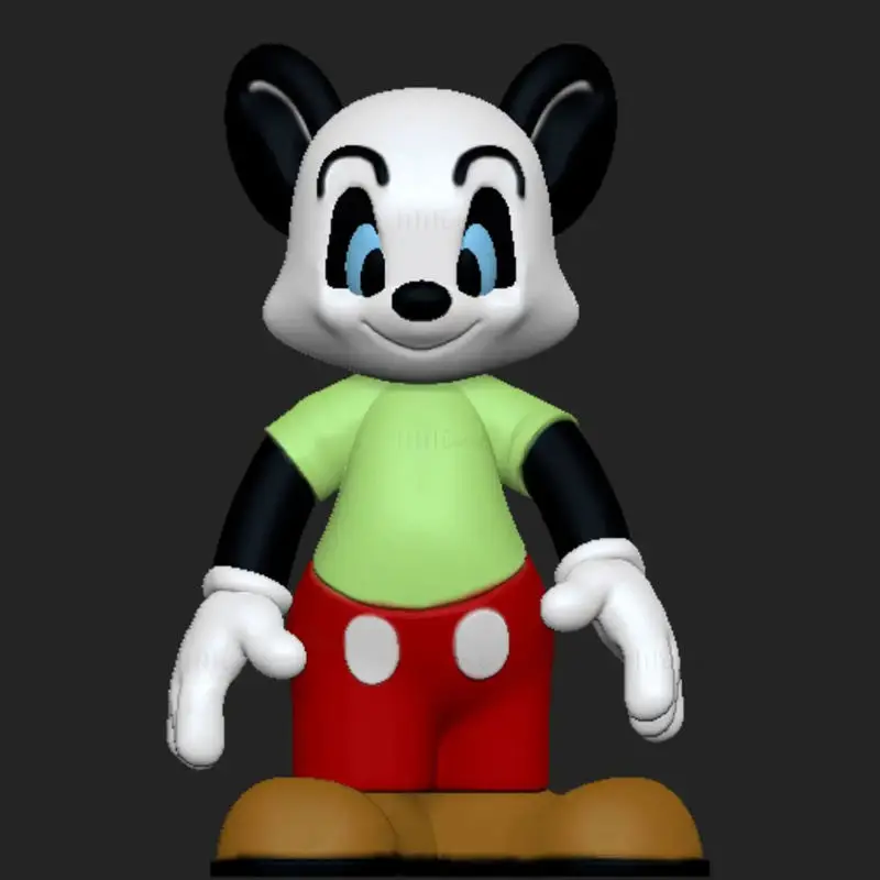 Modelo de impresión 3D de Andy Panda STL