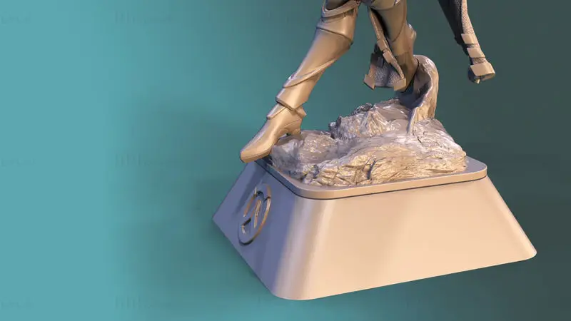 Файлы STL для 3D-печати модели Ангела (Милосердия) Overwatch