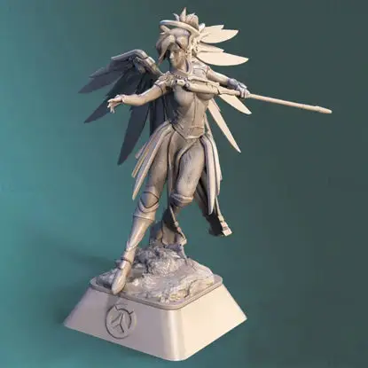 Datoteke STL modela za 3D-tiskanje Angel (Mercy) iz igre Overwatch