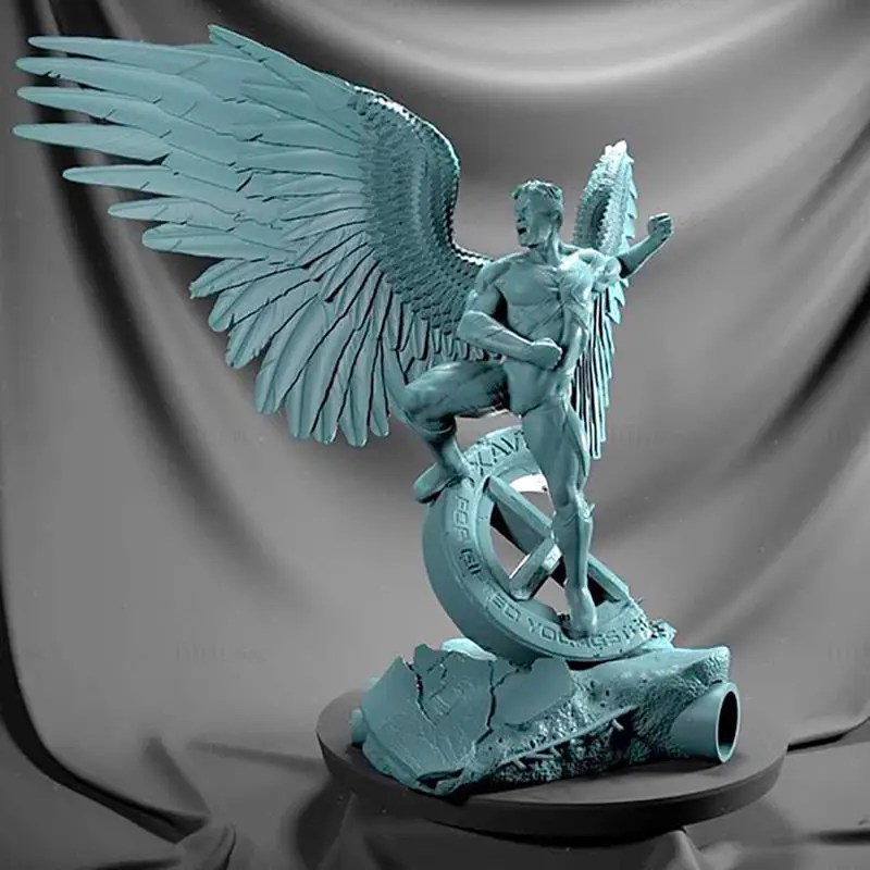 Статуя Ангела Людей Икс Модель для 3D-печати STL