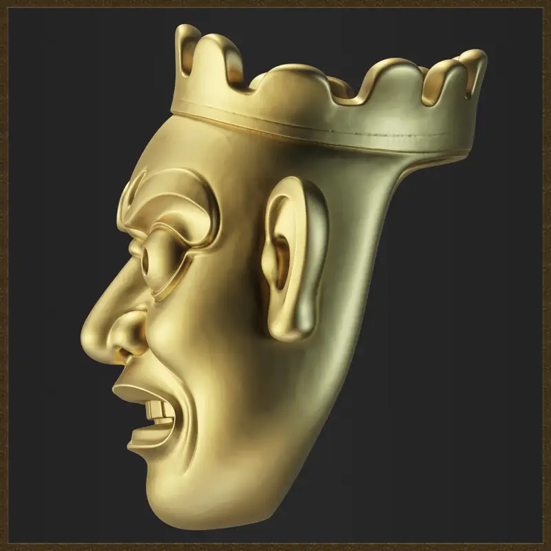 مدل چاپ سه بعدی فیگور ماسک خشمگین ژاپن