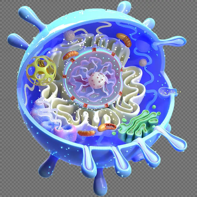 Animal Cell medical illustration