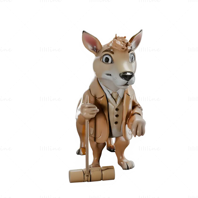 Figurine de animale antropomorfe 3D Print Model Collection