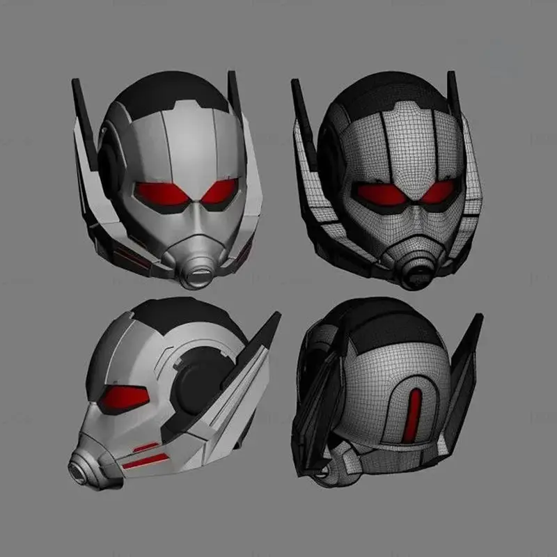 Modelo de impresión 3D STL del casco de Ant-Man de Civil War