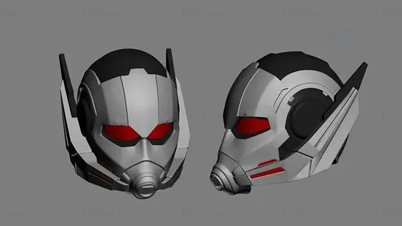 AntMan Kaskı İç Savaş 3D Baskı Modeli STL