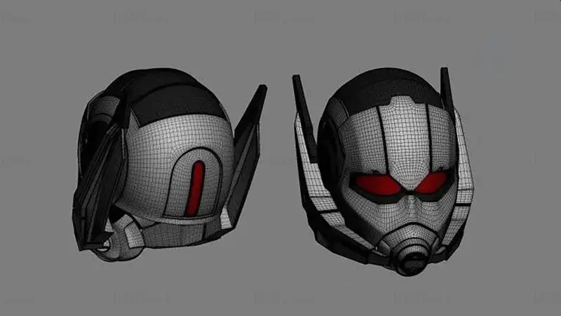 Cască AntMan Războiul Civil 3D Print Model STL