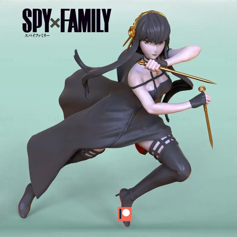 Anya and Yor Forger Spy x Family 3D Print Model STL