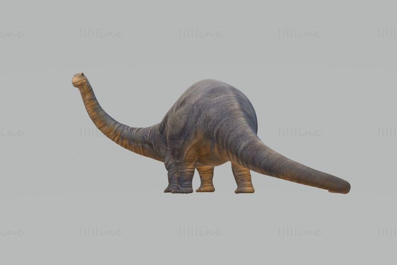雷龙恐龙3D打印模型 STL FBX OBJ