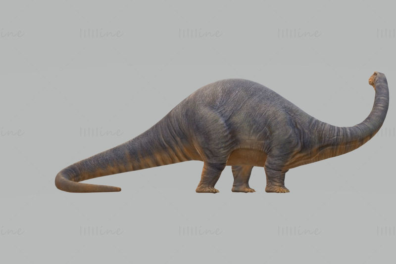 雷龙恐龙3D打印模型 STL FBX OBJ