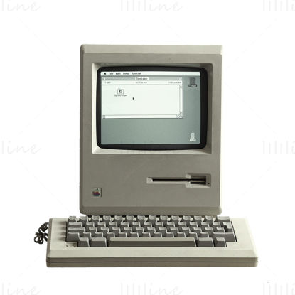 Apple computer antico png
