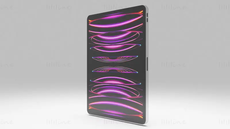 Apple iPad Pro 2022 3D Model