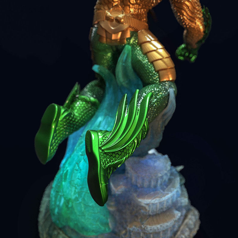 Aquaman 3D-modell klar til utskrift