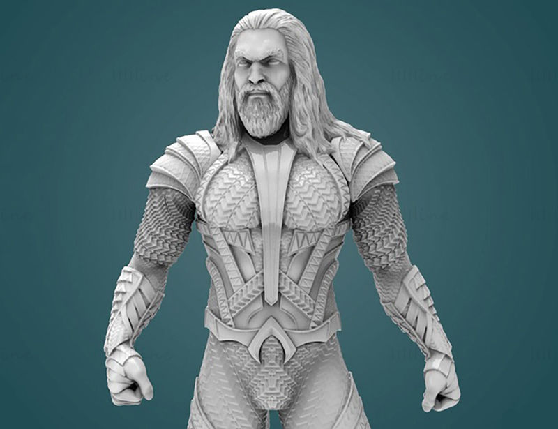 Modelo de impressão 3D Aquaman STL