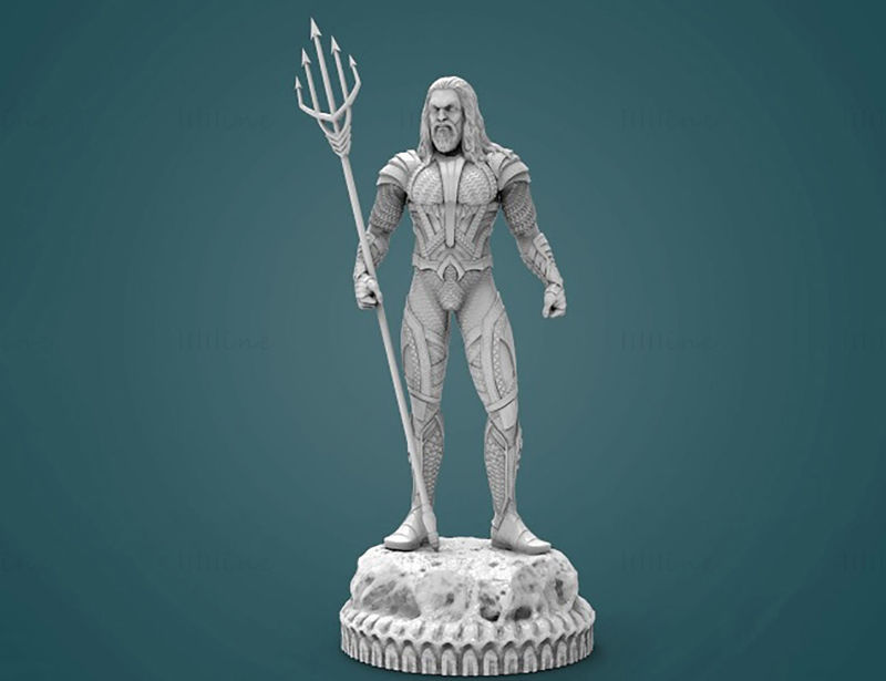 Modelo de impressão 3D Aquaman STL