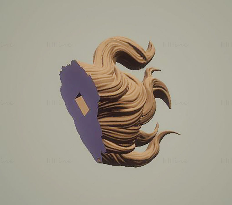Aquaman Busto Impressão 3D Modelo STL