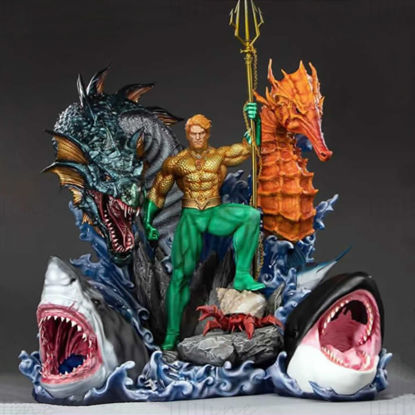 Aquaman sur le trône Modèle d'impression 3D STL