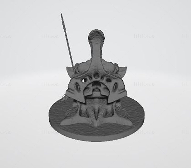 Модел за 3D печат на Аквамен на трона STL