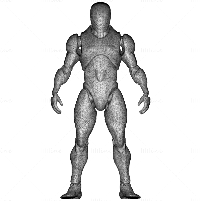 水下战士与海洋守护者 3D 打印模型系列