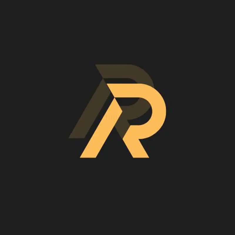 AR Letter Logo Design