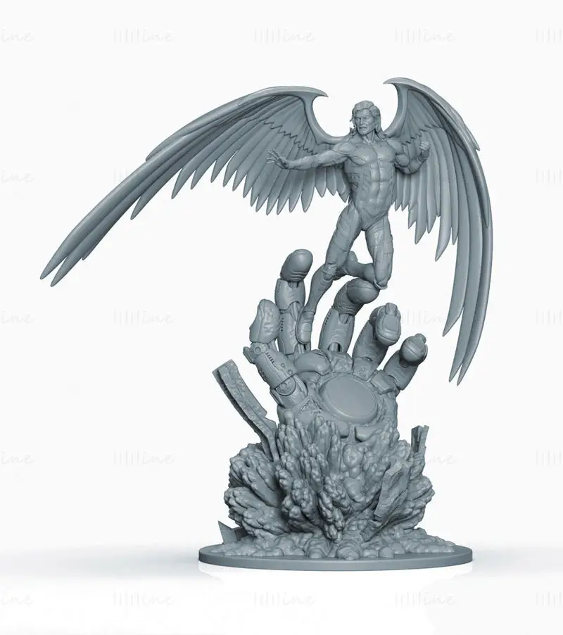 Modello di stampa 3D dell'Arcangelo Xmen