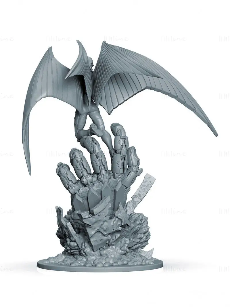 Modelo de impressão 3D do Arcanjo Xmen