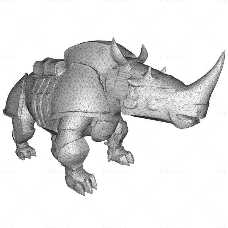 STL датотека 3Д модела за штампање оклопног Rhino Sentinel-а