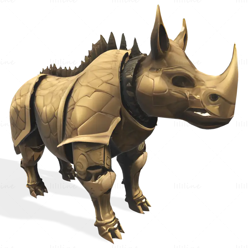 STL датотека 3Д модела за штампање оклопног Rhino Sentinel-а