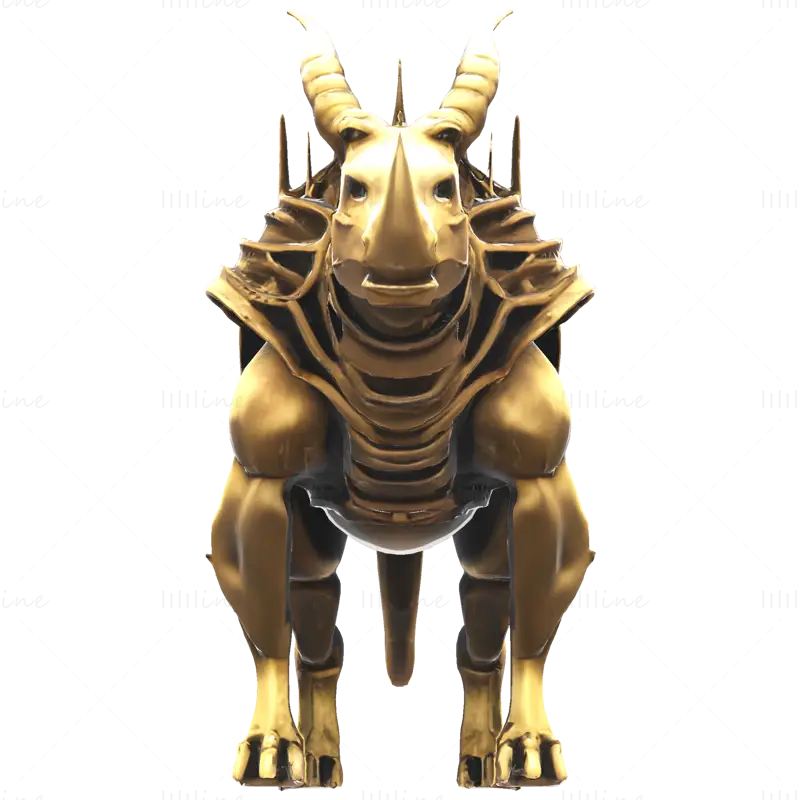 STL датотека 3Д модела за штампање оклопног Rhino Sentinel-а