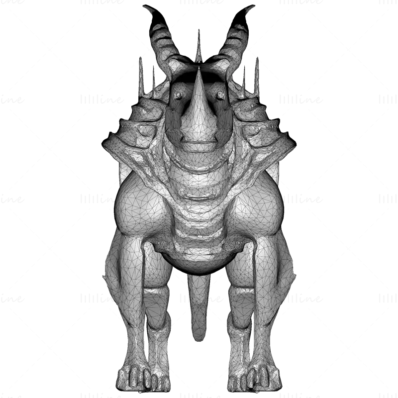 STL датотека 3Д модела за штампање оклопног Rhino Sentinel-а
