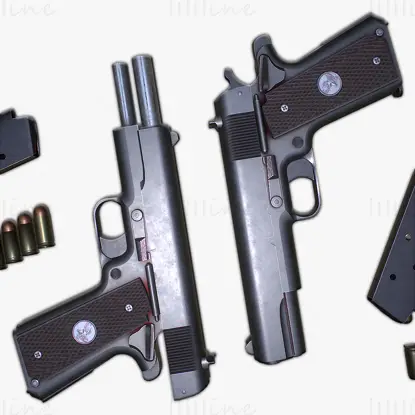 Army pistol 3D Model