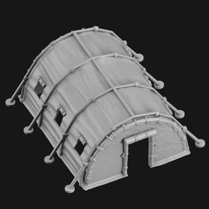 Army tent 3d printing model