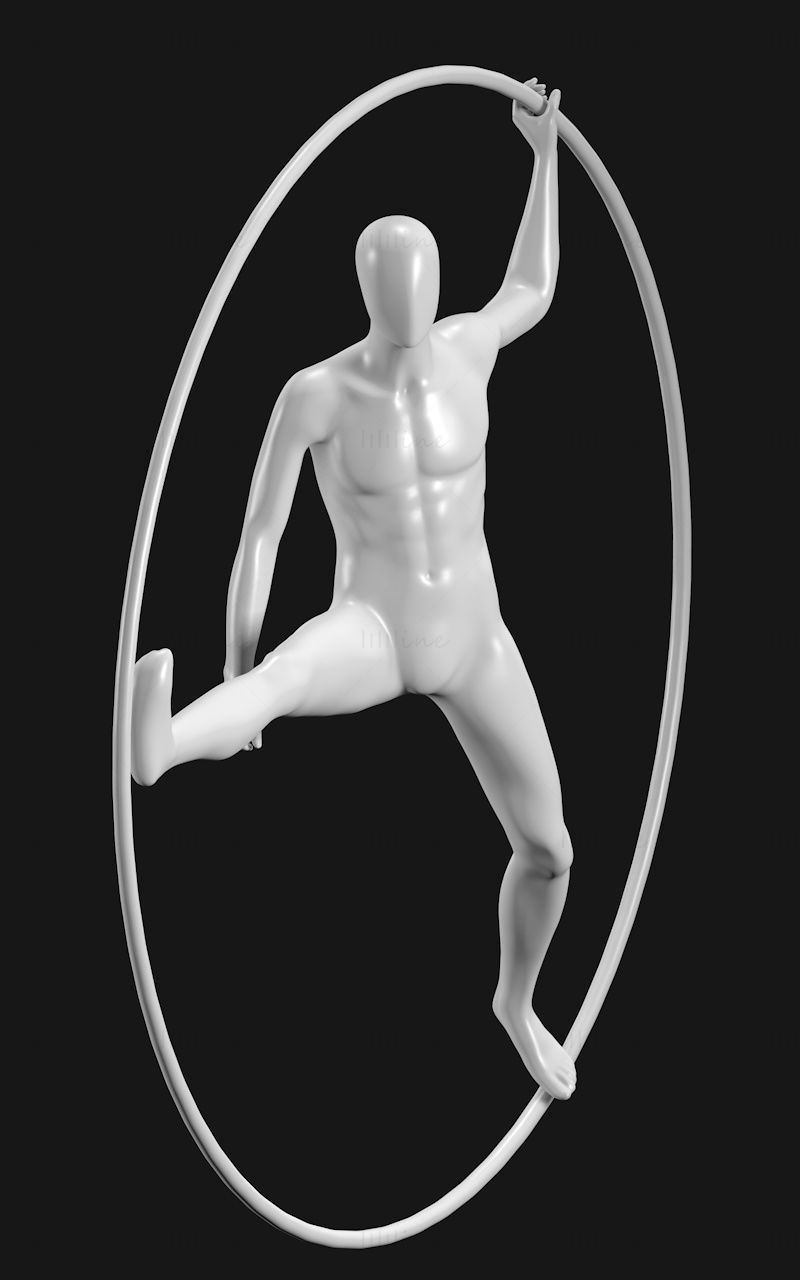 مانکن هنری پرینت سه بعدی مدل STL
