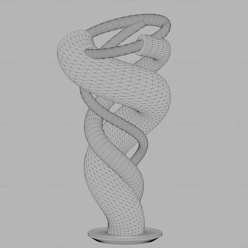 Vase d'art modèle d'impression 3d STL