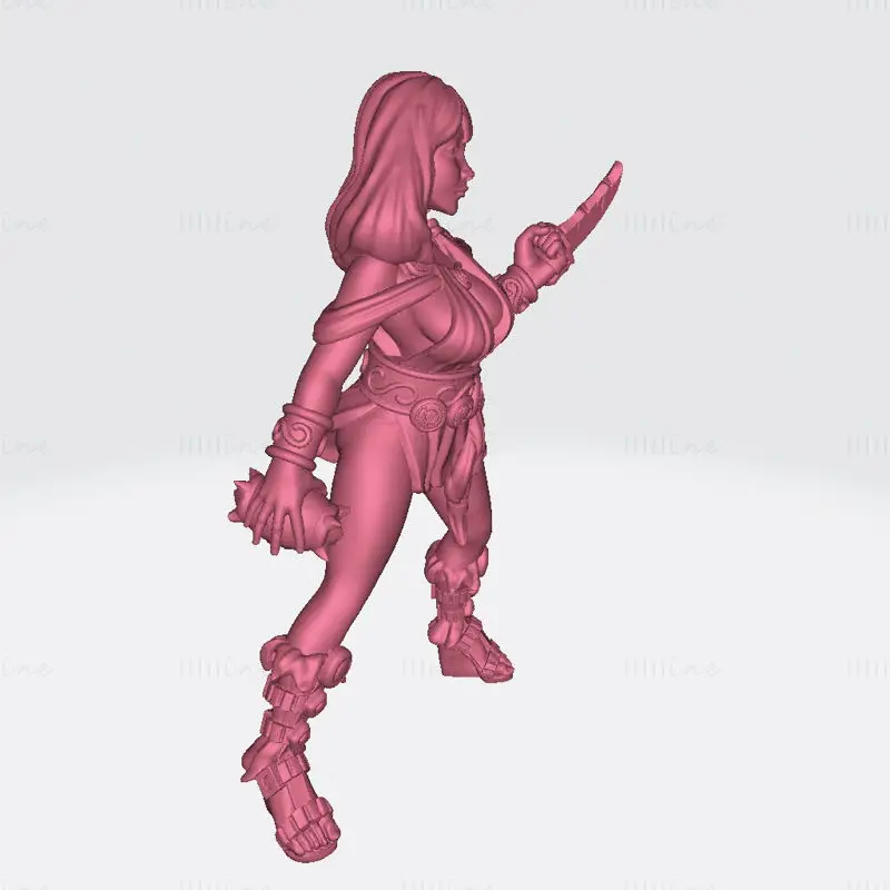 Артемиса - Звездный игрок в фэнтези-футбольных миниатюрах 3D-модель для печати