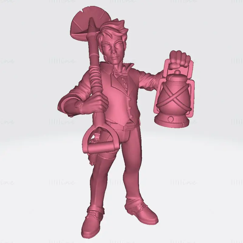 アーサーミニチュア 3D プリントモデル STL