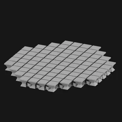 Artikulerte Coasters 3d-utskriftsmodell